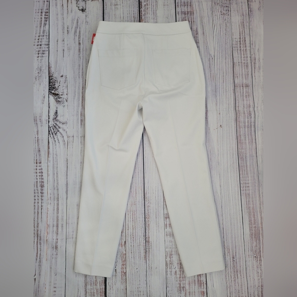Spanx On the Go Ankle Slim Straight Pull On Pants White Medium NEW NWT - Picture 7 of 10